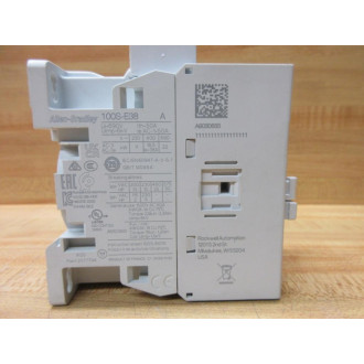 Allen Bradley 100S-E38E-J22C Safety Contactor 100S-E38 - New No Box