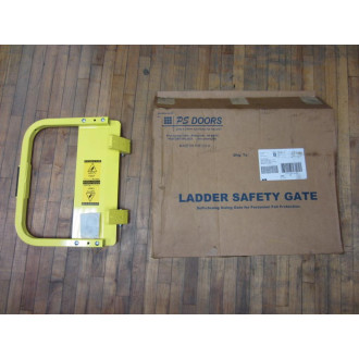 PS Doors LSG-18 Ladder Safety Gate - Safety Yellow