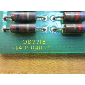 General Electric 44A390410-G01 GE OD221B Board - Used