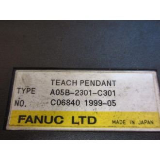 Fanuc A05B-2301-C301 Pendant A05B2301C301 Case Only - Used