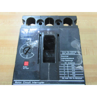 Siemens CED63A050 50A Circuit Breaker CED63A050L Cracked Housing - New No Box