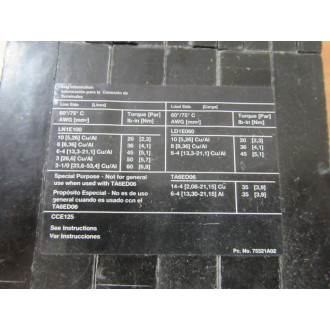 Siemens CED63A050 50A Circuit Breaker CED63A050L - New No Box