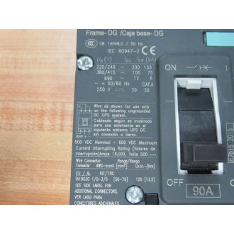 Siemens LDK3B090 90A Circuit Breaker LDK3B090L - New No Box