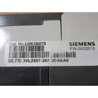 Siemens LDK3B070 70A Circuit Breaker LDK3B070L - New No Box