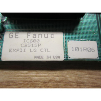 General Electric IC600CB515P Control Module - Used