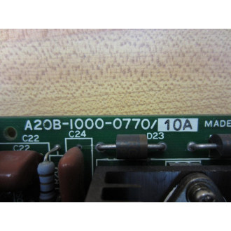 Fanuc A20B-1000-0770 Power Unit A20B-1000-0770-01 10A  WO Top Panel - Used