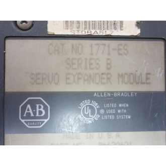 Allen Bradley 1771-ES Servo Expander Module 1771ES Ser.B 960145 Rev.2 - Used