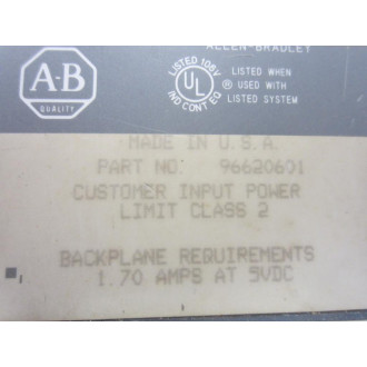 Allen Bradley 1771-ES Servo Expander Module 1771ES Ser.B 960145 Rev.2 - Used