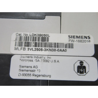 Siemens LDK3B050 50A Circuit Breaker LDK3B050L - New No Box