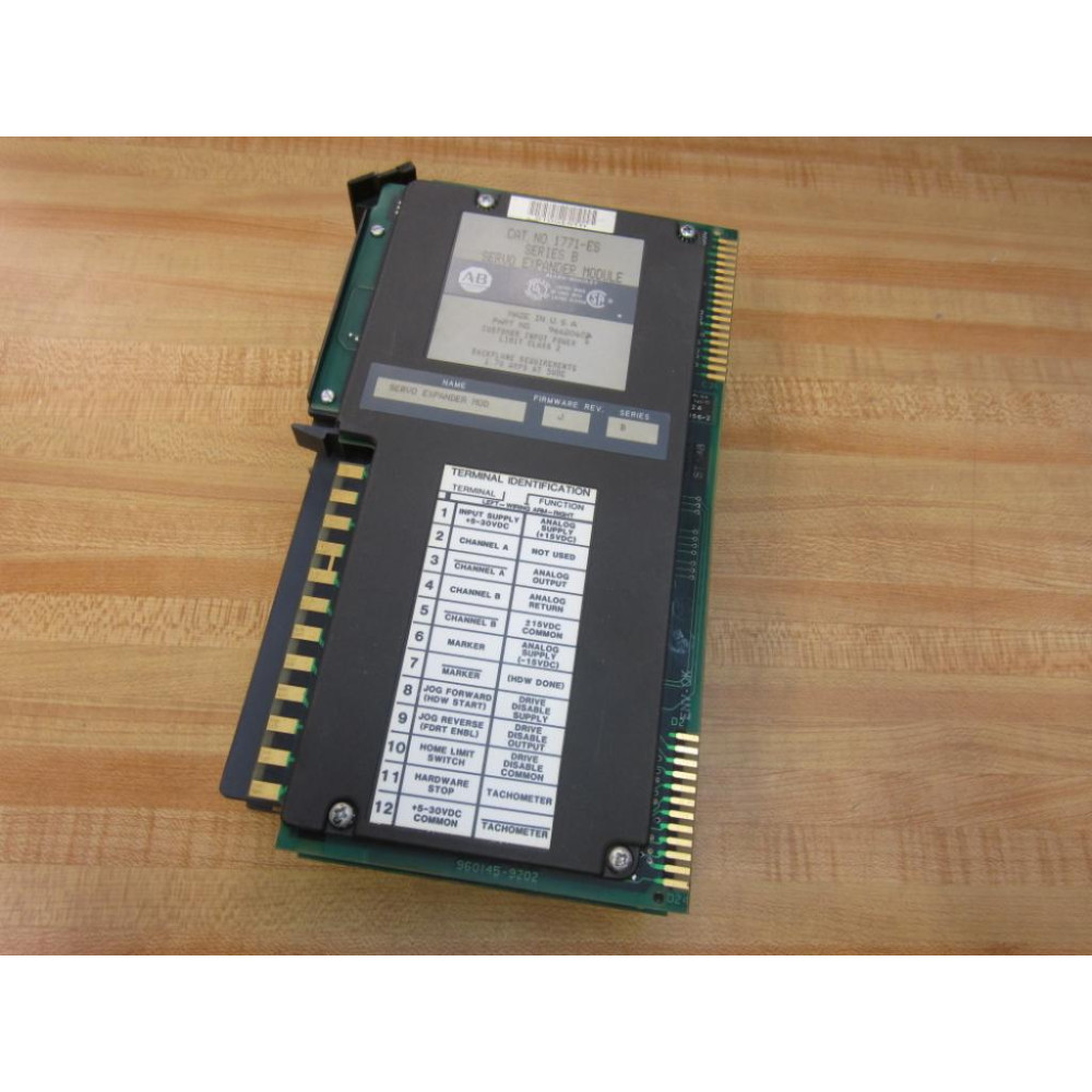 Allen Bradley 1771-ES Servo Expander Module 1771ES Part No.96620602 - Used