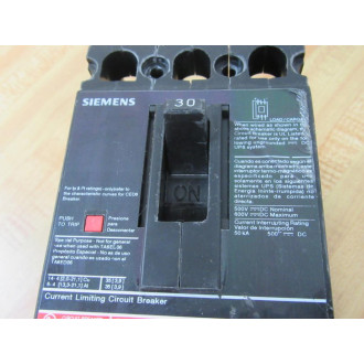 Siemens CED63B030 30A Circuit Breaker CED63B030L - New No Box