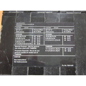 Siemens CED63B050 50A Circuit Breaker CED63B050L - Used