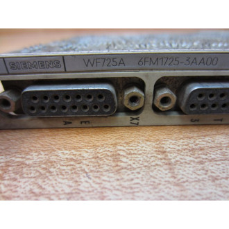 Siemens 6FM1725-3AA00 Circuit Board WF725A - Used