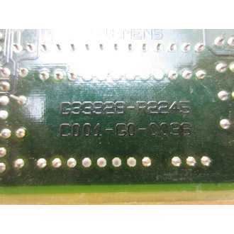 Siemens 6FM1725-3AA00 Circuit Board WF725A - Used