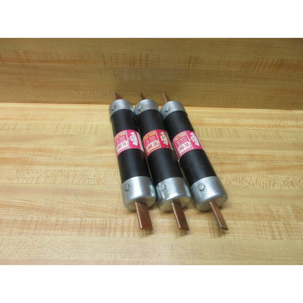 Buss FRS- 70 Bussmann Fusetron Fuse FRS70 (Pack of 3) - New No Box