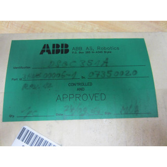 ABB 3HNE00006-1 Circuit Board 3HNE000061