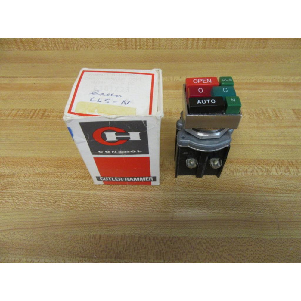 Cutler Hammer E30JX23 Multihead Switch
