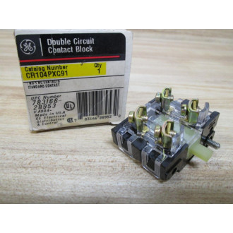GE General Electric CR104PXC91 Contact Block