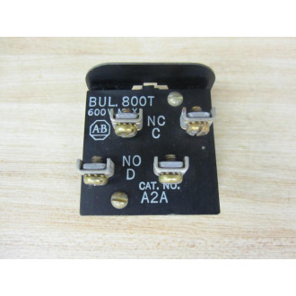 Allen Bradley 800T-A2A Push Button 800TA2A Contact Only - New No Box