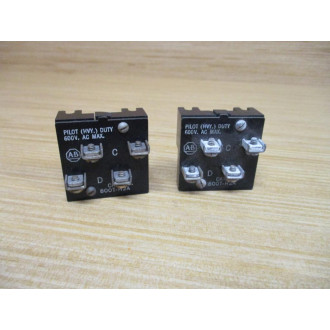 Allen Bradley 800T-H2A Switch 800TH2A Contact Only - Used
