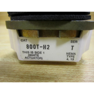 Allen Bradley 800T-H2 Selector Switch 800TH2 WO Contacts - New No Box