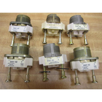 Allen Bradley 800T-H2 Selector Switch 800TH2 Series T (Pack of 6) - Used