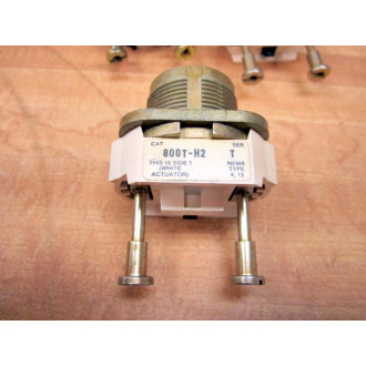 Allen Bradley 800T-H2 Selector Switch 800TH2 Series T (Pack of 6) - Used