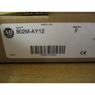 Allen Bradley 802M-AY12 Limit Switch 802MAY12 Series F