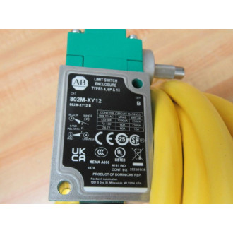Allen Bradley 802M-AY12 Limit Switch 802MAY12 Series F