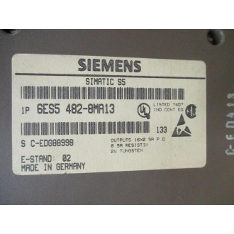 Siemens 6ES6 482-8MA13 Digital IO Module 6ES64828MA13 - Used