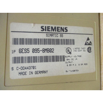 Siemens 6ES5 095-8MB02 Simatic S5 Compact Unit - Used