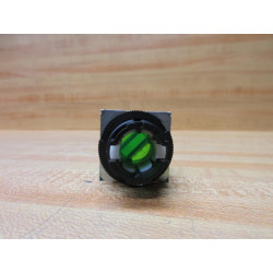 Omron A22NZ-2BM-TGA Illuminated Selector Switch Green - Used
