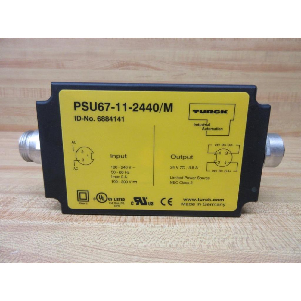 Turck PSU67-11-2440M Power Supply Module 6884141 - Used