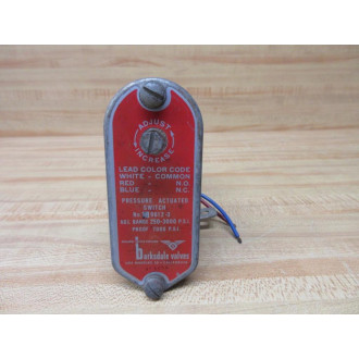 Barksdale C9612-3 Pressure Actuated Switch C96123 125-460 VAC - New No Box