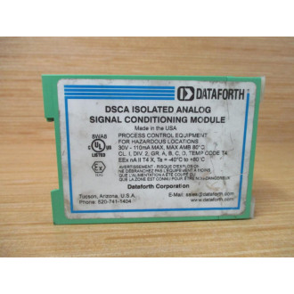 Dataforth DSCA41 Signal Conditioning Module DSCA41-03 - Used