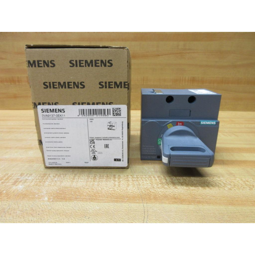 Siemens 3VA9137-0EK11 Sentron Operator 3VA91370EK11