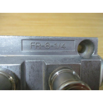 Festo FR-8-14 Pneumatic Manifold FR814 W Fitting - Used