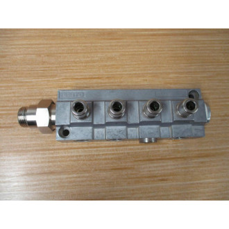 Festo FR-8-14 Pneumatic Manifold FR814 W Fitting - Used