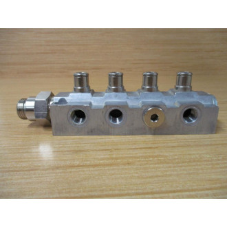 Festo FR-8-14 Pneumatic Manifold FR814 W Fitting - Used