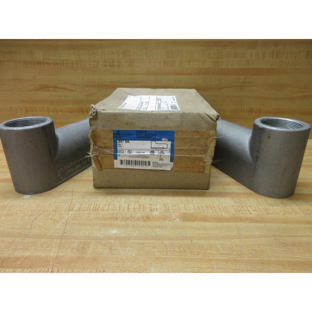 Crouse - Hinds LB67SA Cooper Condulet Conduit Outlet Body (Pack of 2)