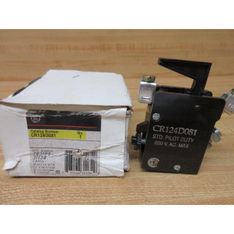 General Electric CR124D081-600VAC Overload Relay