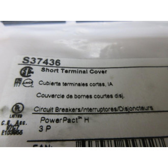 Schneider S37436 Terminal Cover WO Screws