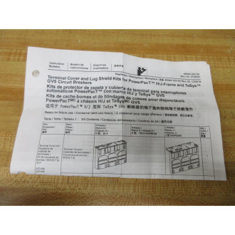 Schneider S37436 Terminal Cover WO Screws