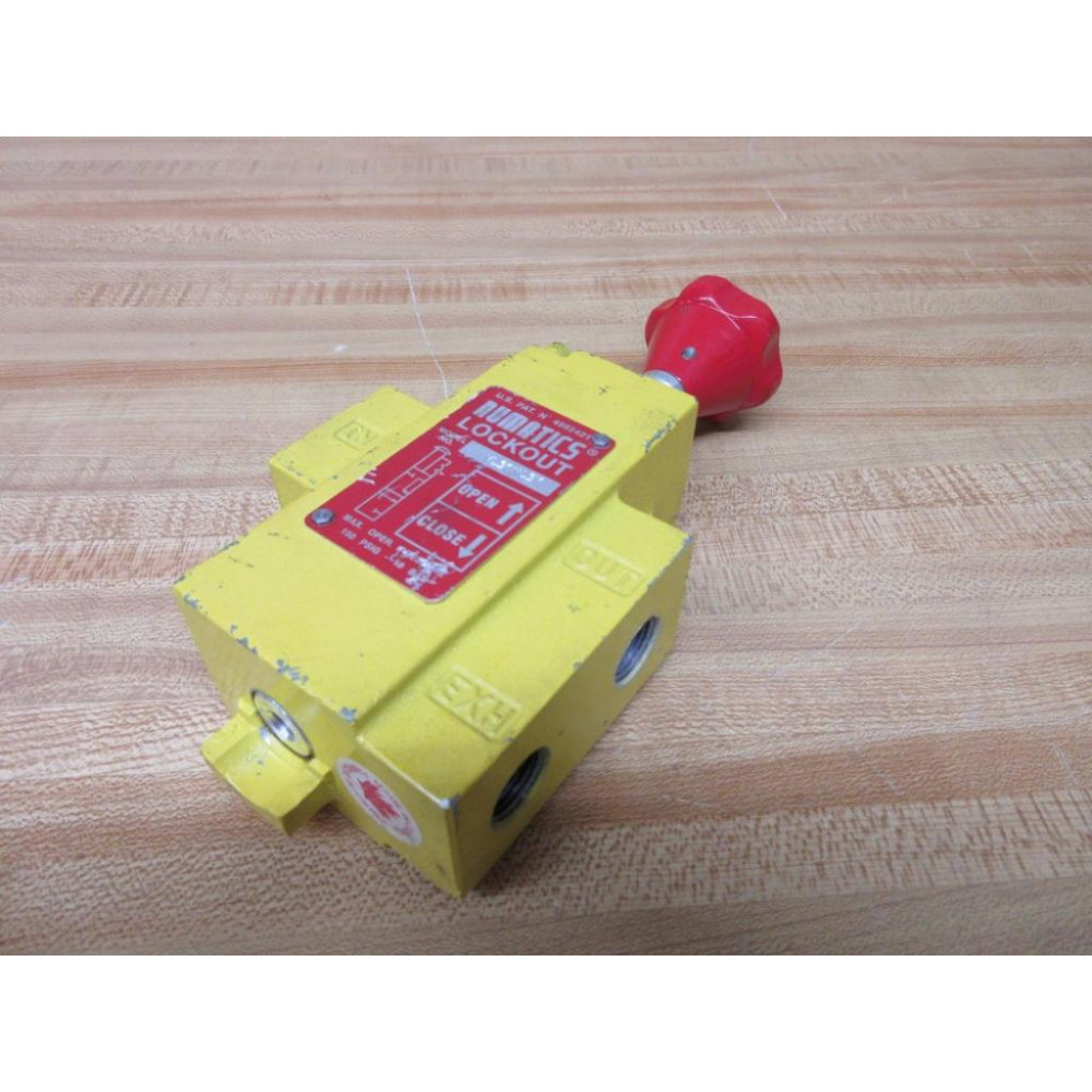 Numatics VL30N03Y Manual Lockout Valve - Used
