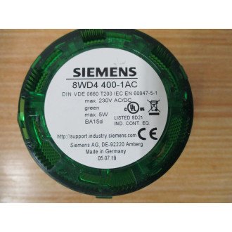 Siemens 8WD4 400-1AC Cont. Signal Column W Light Element - New No Box