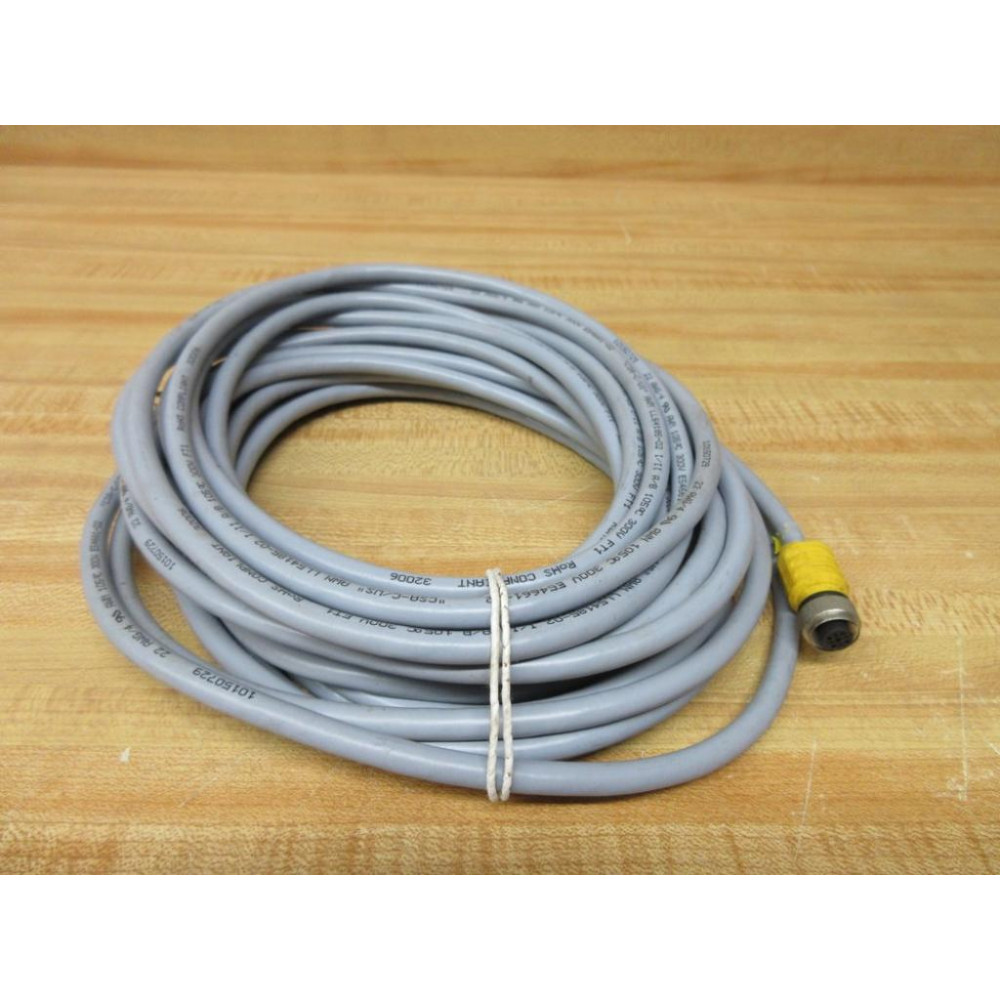 Turck RKS 4.4T-10 Single Ended Cordset U0329-51 Cracked Connector Housing - Used