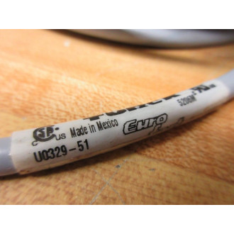 Turck RKS 4.4T-10 Single Ended Cordset U0329-51 Cracked Connector Housing - Used