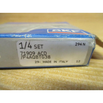 SKF 71909 ACDP4AQBTG38 Super-Precision Angular Contact Bearing