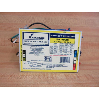 Advance REZ-1T42-M2-LD Ballast REZ1T42M2LD - Used