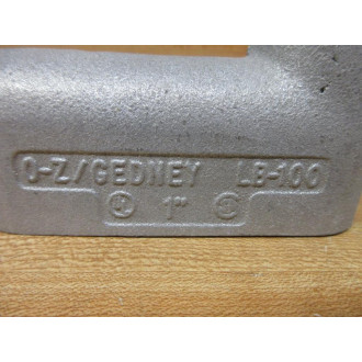 OZ Gedney LB-100 LB100 Conduit Body Type LB Size: 1" (Pack of 4) - New No Box